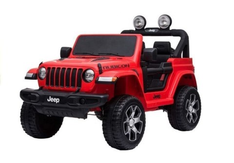 Auto na Akumulator Jeep Rubicon 4x4 Czerwony LEAN CARS
