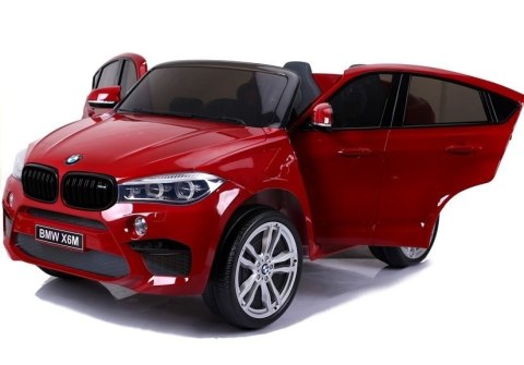 Auto na Akumulator Nowe BMW X6M Czerwone Lakierowane LEAN CARS