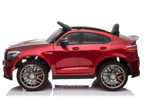 Auto na akumulator Mercedes GLC 63S QLS-5688 Czerwony Lakier 4x4 LEAN CARS