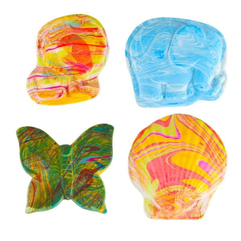 Malowanie na wodzie ebru zestaw kreatywny artystyczny akcesoria 12 kolorów Kik Sp. z o. o. Sp. k.