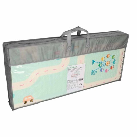 Mata edukacyjna piankowa dwustronna składana pandy ulica 180 x 200cm Kik Sp. z o. o. Sp. k.