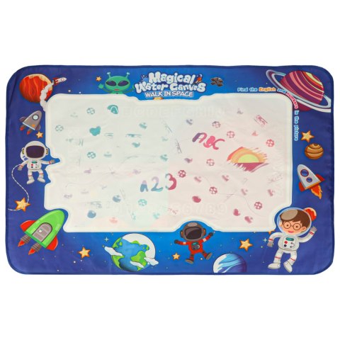 Mata wodna do malowania rysowania wodą mazaki pieczątki szablony wałek 120x90cm kosmos Kik Sp. z o. o. Sp. k.