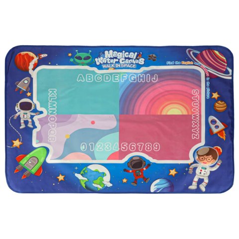 Mata wodna do malowania rysowania wodą mazaki pieczątki szablony wałek 120x90cm kosmos Kik Sp. z o. o. Sp. k.