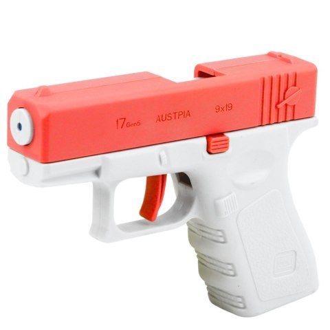 Mini Glock Pistolet Na Wodę Broń Dla Dzieci Różowy 13 cm LEAN TOYS