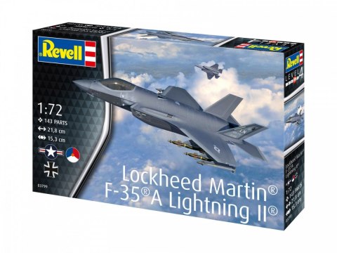 Model plastikowy Lockheed Martin F-35A Lightning II 1/72 Revell