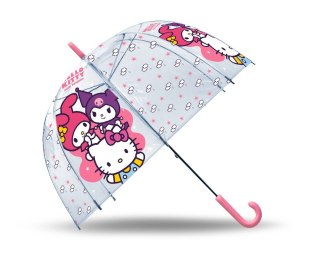 Parasolka przezroczysta manualna Hello Kitty Kids Euroswan