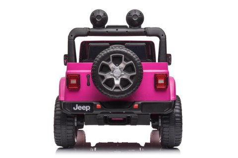 Pojazd na Akumulator Jeep Wrangler Rubicon DK-JWR555 Różowy LEAN CARS