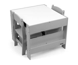 Zestaw Stolik i dwa krzesła Sven szary Milly Mally