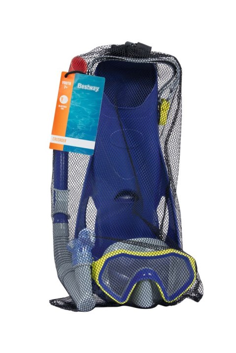 Dziecięcy Zestaw Do Nurkowania Niebieski Maska, Płetwy, Rurka Bestway 25046 Bestway