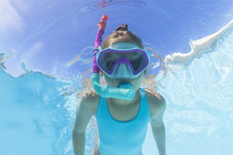 Dziecięcy Zestaw Do Nurkowania Różowy Maska, Płetwy, Rurka Bestway 25046 Bestway