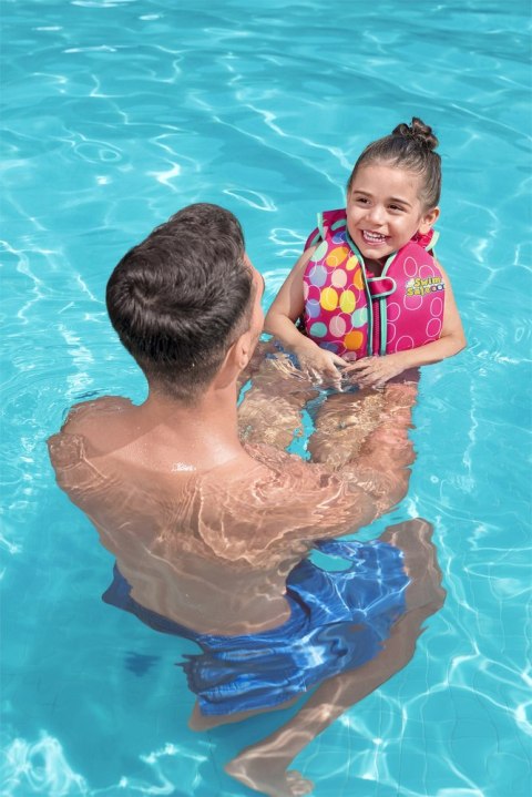 Kamizelka Do Nauki Pływania Różowa 51 cm Bestway 32176 Bestway