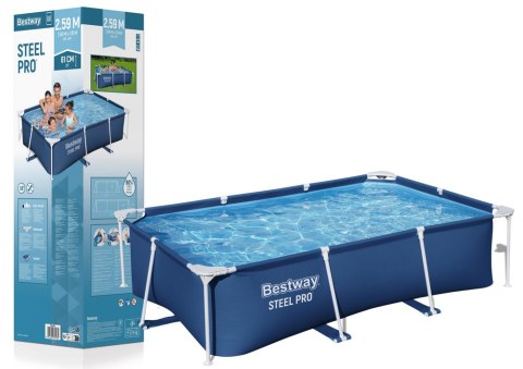 Basen Ogrodowy Stelażowy 259 x 170 x 61cm Bestway 56403 Bestway