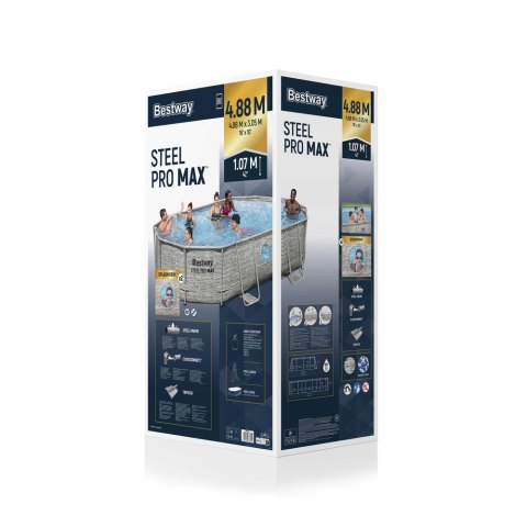 Basen Stelażowy 427 x 250 x 100 cm Bestway 56946 Bestway