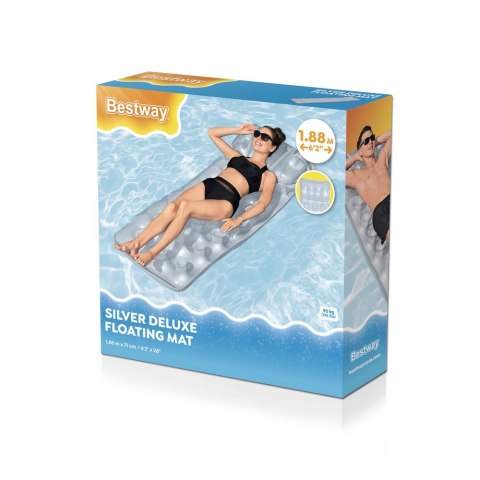 Dmuchany Materac Do Pływania Szary 188 x 71 cm Bestway 43024 Bestway