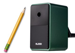 Strugaczka Na Korbkę Z Pojemnikiem Regulacja Ostrza Zielona LEAN