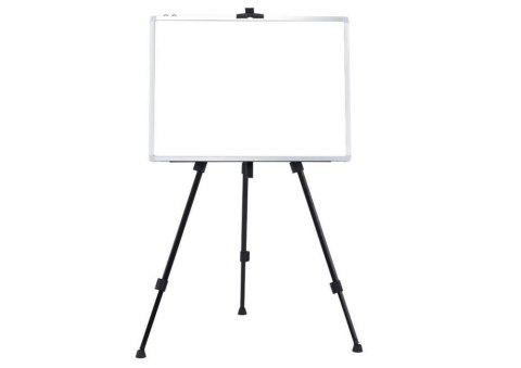 Zestaw Tablica Magnetyczna 90x60cm na Stojaku Pisaki Gąbka LEAN