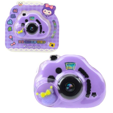 Gumka Do Mazania Aparat Fotograficzny Otwierany Gadżet Fioletowy LEAN