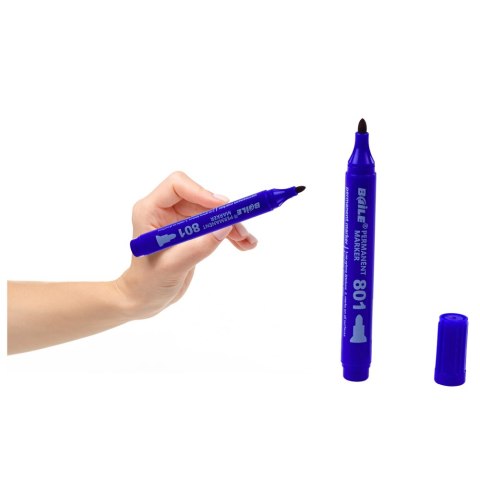 Marker Permanentny Wodoodporny Niebieski 2,5-4,5 mm LEAN