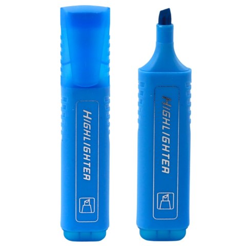 Pisak Zakreślacz Do Notatek Szkolny Biurowy Neonowy Intensywny Niebieski LEAN