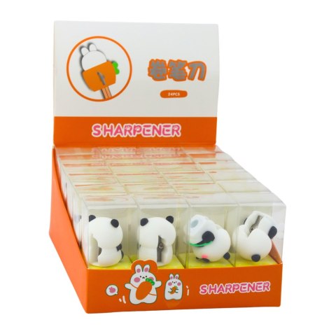 Strugaczka Do Kredek Ołówków Cienkich Szkolna Biurowa Panda LEAN