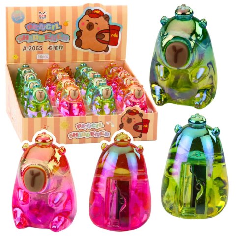 Temperówka Strugaczka Kapibara Standardowa Kolorowa Mix LEAN