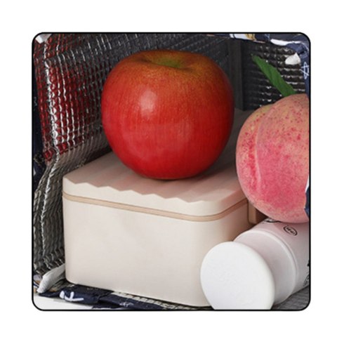 Torba Termiczna Izolacyjna Śniadaniowa Lunch Bag Różowa 24cm LEAN