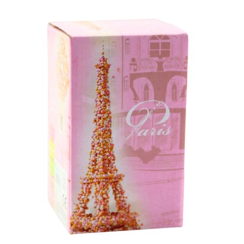 Wieczna Róża w Kopule z Oświetleniem LED Czerwona z Serduszkiem 14x8cm LEAN