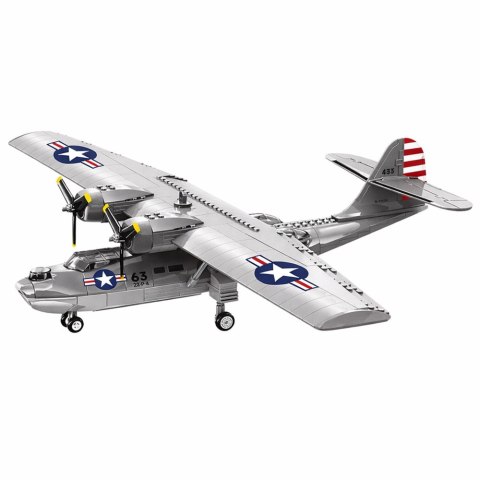 Klocki Konstrukcyjne Samolot PBY-5A Catalina 364 el. LEAN Toys