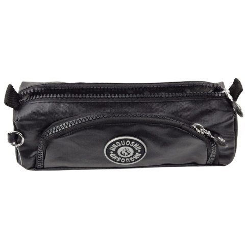 Piórnik Szkolny Funkcjonalny Dwie Kieszenie Zawieszka Mix LEAN