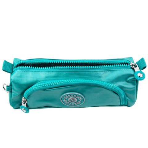 Piórnik Szkolny Funkcjonalny Dwie Kieszenie Zawieszka Mix LEAN