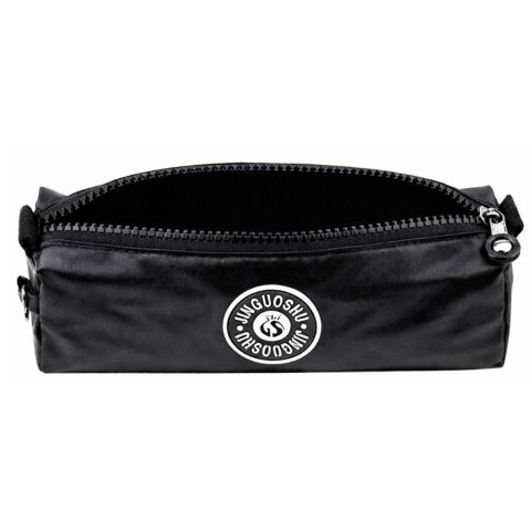 Piórnik Szkolny Organizer Jednokomorowy Czarny 21,5cm LEAN