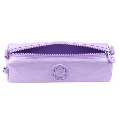 Piórnik Szkolny Organizer Jednokomorowy Fioletowy 21,5cm LEAN