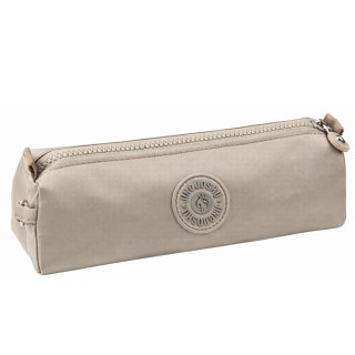 Piórnik Szkolny Organizer Jednokomorowy Srebrny 21,5cm LEAN