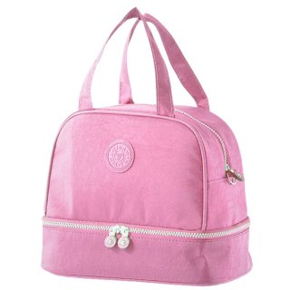 Torba Termiczna Izolacyjna Śniadaniowa Pas z Regulacją Różowa 27cm LEAN