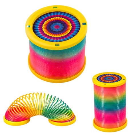 Świecąca Sprężyna Dla Dzieci Kolorowa Świecąca LED 1 szt. LEAN Toys