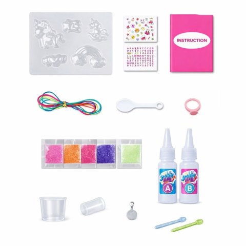 Zestaw Kreatywny DIY Żelowa Biżuteria Figurki Świecące w Ciemności LEAN TOYS