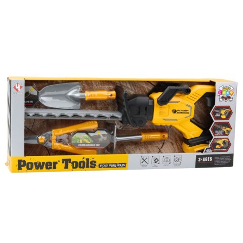 Zestaw Ogrodniczy Dla Dzieci Nożyce Elektryczne Sekator Łopatka LEAN Toys