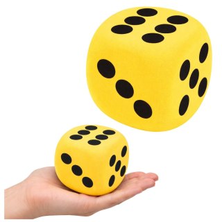 Duża Kość Piankowa Do Gry Zabawy Edukacyjna Mix 8 cm LEAN Toys