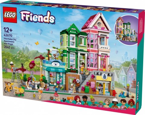 Klocki Friends 42670 Mieszkania i sklepy w mieście Heartlake LEGO