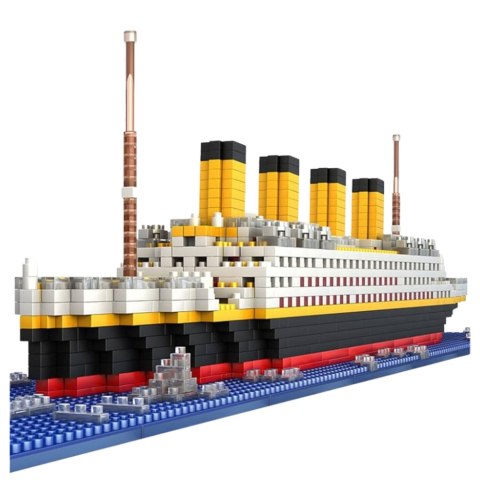 Klocki Konstrukcyjne Statek Titanic Model Statku 3D 1878 el. LEAN Toys