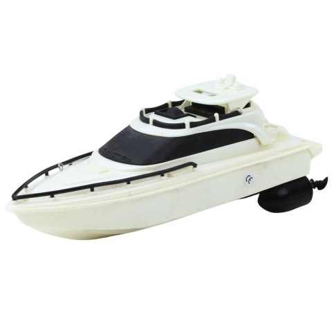 Łódź Motorowa Zdalnie Sterowana RC Na Baterie Czarno-Biała LEAN Toys