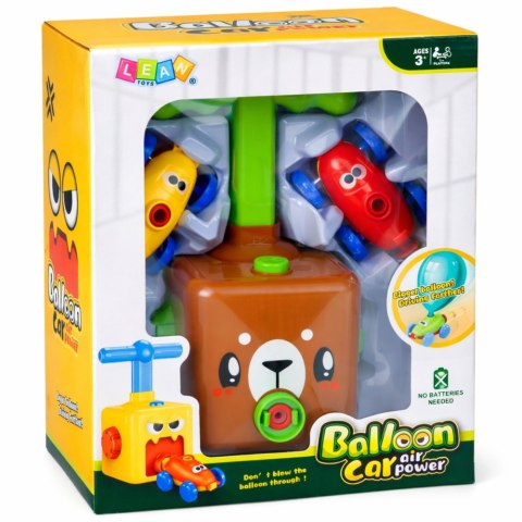 Wyrzutnia Balonów Autek Zabawka Edukacyjna Dla Dzieci Miś LEAN Toys