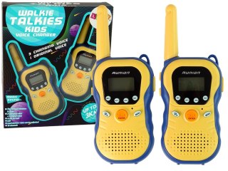 Zestaw Walkie Talkies Krótkofalówki Dla Dzieci Niebieskie