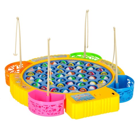 Gra zręcznościowa rodzinna rybki łowienie 45 rybek + 4 wędki Kik Sp. z o. o. Sp. k.