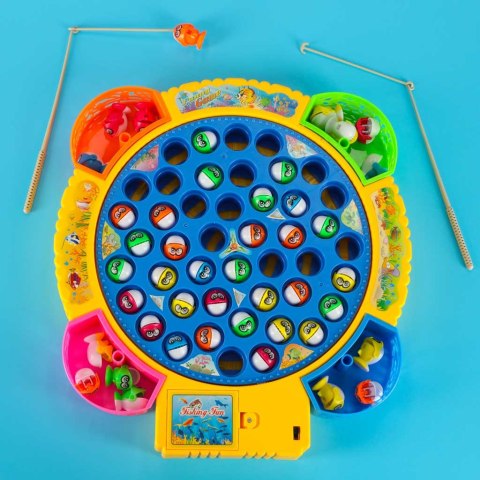 Gra zręcznościowa rodzinna rybki łowienie 45 rybek + 4 wędki Kik Sp. z o. o. Sp. k.