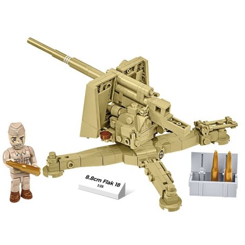 Klocki 8,8 cm Flak 18 232 klocki 1:35 Cobi Klocki