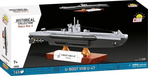 Klocki U-Boot VIIB U-47 165 klocków 1:300 Cobi Klocki