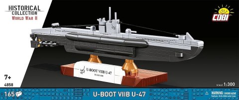 Klocki U-Boot VIIB U-47 165 klocków 1:300 Cobi Klocki
