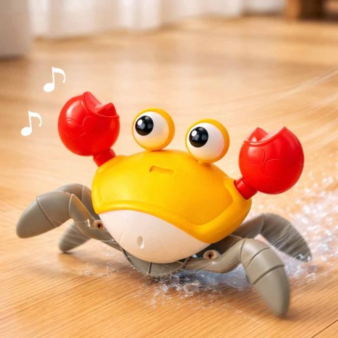 Krab uciekający pełzający czujnik interaktywna akumulator USB czerwony Kik Sp. z o. o. Sp. k.