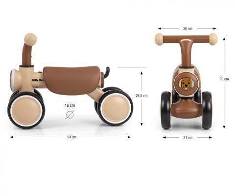 Pojazd Jeździk York piesek beżowy